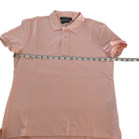 LAUREN RALPH LAUREN Women’s Pink Slim Fit Short Sleeve Polo Size: S - Picture 4 of 8